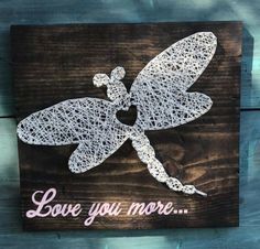 Set of 10 Envelopes KITTY/'S NOTE CARDS /"Dragonfly String Art/"