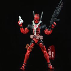 Deadpool Abbildung Spielzeug Modelle Bewegliche Hand Face Change Pädagogisches