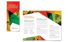 tri fold brochure layout