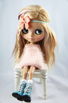 Lovely Embroidery T-shirt Short Sleeve for 1//6 BJD Blythe Doll Toys Clothes Black