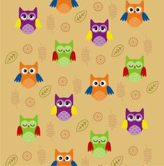 The 234 Best Pattern Owls Images On Pinterest Owl Patterns Little Owl S Pattern Designed By Amanda Lima Wallpaper Sewing