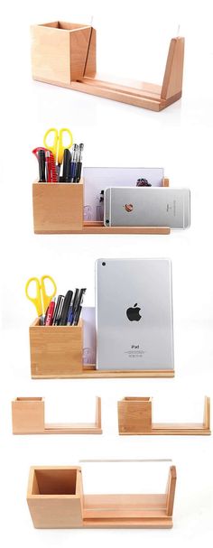 Under Table Hidden Organizer Pen Stationery Storage Box Drawer Pencil Holder Hot