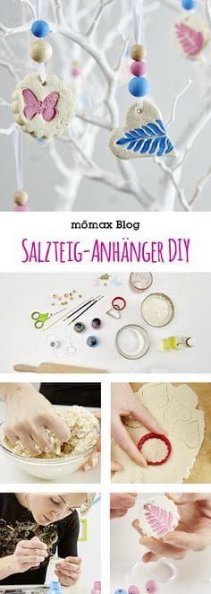 57 Best Deko Images On Pinterest Bricolage Crafts And For Kids Dekoanhänger Aus Salzteig Ganz Einfach Selber Machen Auch Hübsch Als Schlüsselanhänger