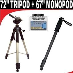 67 Digital Pro Photo//Video Monopod Includes Free Tripod Carry Case For The Canon EOS REBEL T3i EOS 600D Digital Camera