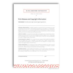 7 best print release images photography business photography print release template