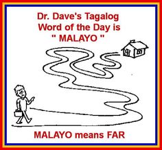 Tagalog Word Of The Day MALAYO Tagalog Word Of The Day MALAYO