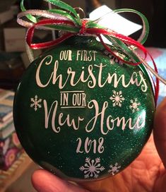Brillo Diamante impresionantes 3D Navidad Pegatinas Feliz Navidad snowglobe tarjetas craft