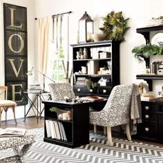 220 Best Black White Office Images In 2019 Desk Desks Diy Home Office Furniture Decor Ballard Designs E Small