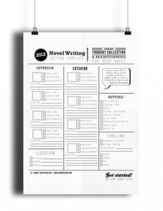 novel template