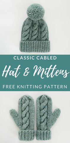 Ideal gift Knitted men’s Hat and gloves set blue grey pattern one size stretch t