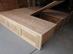 Diy Bed Frames With Storage diy queen size storage bed includes cutting plans & directions Diy Bed Frames With Storage diy queen size storage bed includes cutting plans & directions