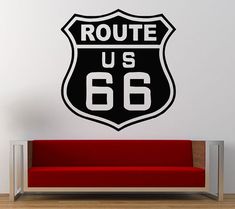 Road Sign Wall Decor New Route 66 Road Sign Wall Graphic Decal Sticker Vinyl Mural Leaving Decorating Inspiration Road Sign Wall Decor Inspiration Route 66 Road Sign Wall Graphic Decal Sticker Vinyl Mural Leaving Inspiration
