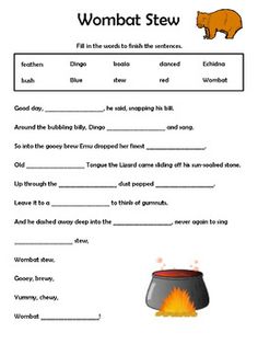 writing recipes template
