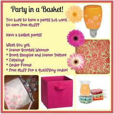 basket parties r us scentsy facebook party for scentsy flyers