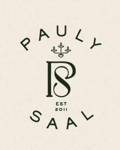Cream And Dark Green Charming Logo Cream And Dark Green Charming Logo
