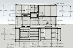 Las Medidas de los Muebles de Cocina | cocinas | Kitchen Furniture ... Las Medidas de los Muebles de Cocina | cocinas | Kitchen Furniture ...
