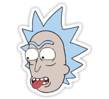 Rick /& Morty Wubba Lubba Dub Dub decal vinyl Autocollant-Diverses Couleurs /& Tailles