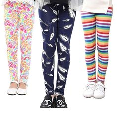 -Multiple Colors-11-12 Years Pack of 6 Indistar Big Girls Cotton Full Ankle Length Solid Leggings