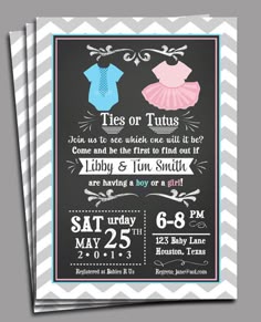 cheap gender reveal invitations