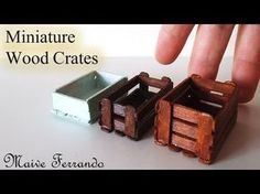 Miniature Tall Assembled Crate /"Fresh Eggs/" Laser Creations 1//12