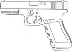 simple gun drawing