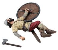 W Britain 62122 Overwhelmed Viking Striking Downed Saxon