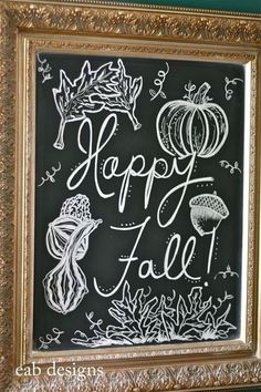 25 best fall chalkboard