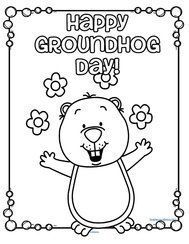 ground hog day color sheets