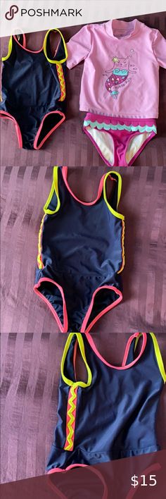 Spring Summer Collection Paw Patrol Girls Flowers Swimming Costume Top and Bottoms