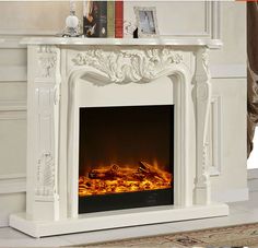 5041 Best White Electric Fireplace Images On Pinterest In 2018 Ivory White Antique Decor Flame Electric Fireplace And Mantel Find Complete Details About