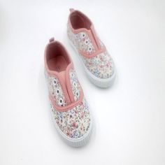 Children Infant Kids Girls Boys Canvas Graffiti Print Flat Lazy Casual Floral Print Embroidery Shoes
