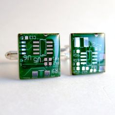 11 best geek cufflinks images circuit board, cufflinks, men\u0027scircuit board cufflinks emerald green, square domed