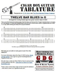 Buch und CD Witzige Cigar Box Gitarre mit 3 Saiten für super Blues-Sound inkl
