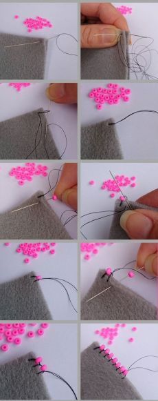 Шов с бусинами (Diy)
