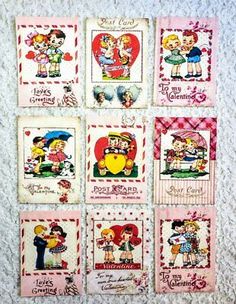 Patrick Day~Vintage~9 Pocket Pen Pal~Cards~No Protector~#61~judysjemscrafts St