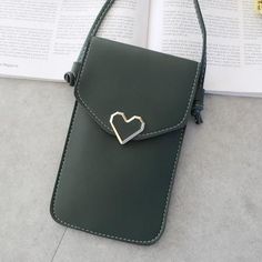 INSOUR Womens Leather Cell Phone Bag Women Mini Crossbody Shoulder Bag Mobile Pouch for Women Girls 3 Colors