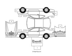 paper car templates
