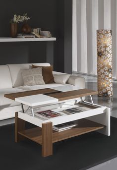 10 Best table basse relevable scandinave images in 2020 14 Adorable Table Basse Plateau Relevable Fly en 2020