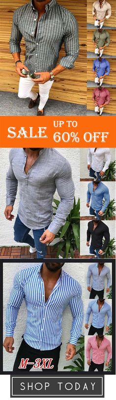 Men Casual Long Sleeve Turn-down Collar Button Embroidery Western Shirt LM 01