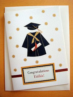 lin handmade greetings card graduation day card