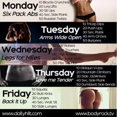 5 Day Total Body Workout Total Body Workout