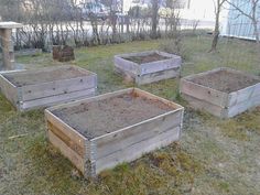 Raised Vegetable Beds Made Of Pallet Collars Raised Vegetable Beds Made Of Pallet Collars