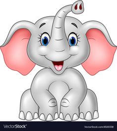 free baby elephant clip