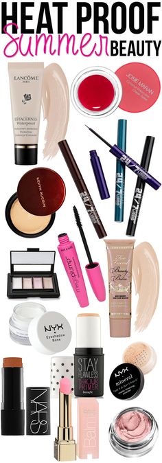 Summer Makeup Beauty Tips & Tricks! Products That won’t melt away in the heat! #makeup #beauty Summer Makeup Beauty Tips & Tricks! Products That won’t melt away in the heat! #makeup #beauty