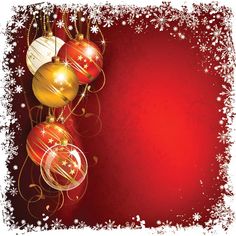 free download shiny ball with christmas background vector graphics