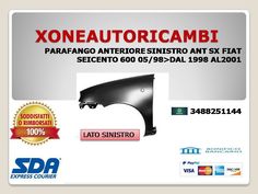 PARAFANGO ANTERIORE ANT DX C//F LUCCIOLA IVECO DAILY 00/>06 2000/>2006