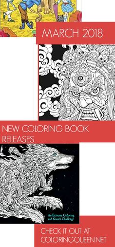 Check Out My Pick Of The New Coloring Book Releases For March 2018