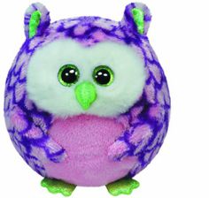 TY Beanie Baby Ballz BLUEY the Blue Bear w// Rattle Regular Size - 5 inch