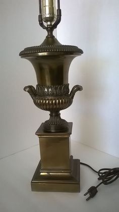 Vintage Brass Candlestick Table Lamp with Capiz Shell Lamp Shade ... Vintage Brass Candlestick Table Lamp with Capiz Shell Lamp Shade ...