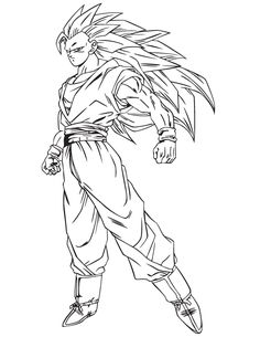 dragon ball z son goku super saiyan three coloring pages for kids printable dragon ball z coloring pages for kids - Goku Coloring Pages dragon ball z son goku super saiyan three coloring pages for kids printable dragon ball z coloring pages for kids - Goku Coloring Pages
